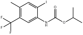 CarbaMic acid, [2-iodo-4-Methyl-5-(trifluoroMethyl)phenyl]-, 1-Methylethyl ester (9CI) Struktur