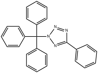 5-PHENYL-2-TRITYLTETRAZOLE Struktur