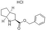 (1S,3S,5S)-2-Azabicyclo[3,3,0]octane-3-carborylic acid benzyl ester hydrochloride Struktur