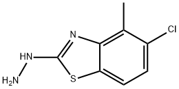 5-CHLORO-4-METHYL-2(3H)-BENZOTHIAZOLONEHYDRAZONE Structure