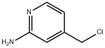 4-(氯甲基)吡啶-2-胺, 872706-97-3, 结构式