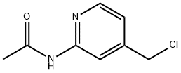 Acetamide,  N-[4-(chloromethyl)-2-pyridinyl]- Struktur