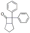 7,7-diphenylbicyclo[3.2.0]heptan-6-one Structure