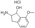 2-AMINO-7-METHOXY-INDAN-1-OL HYDROCHLORIDE Struktur
