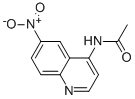 4-ACETAMIDO-6-NITRO-QUINOLINE Struktur