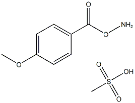 O-(4-methoxybenzoyl)hydroxylamine methanesulfonate Structure