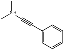 二甲基(苯基乙炔基)硅烷, 87290-97-9, 结构式