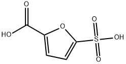 5-Sulfo-2-furancarboxylic acid Struktur