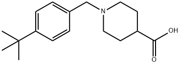 N-(4-TERT-BUTYLBENZYL)PIPERIDINE-4-CARBOXYLIC ACID Struktur