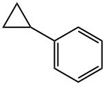 シクロプロピルベンゼン 化学構造式