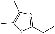 2-乙基-4,5-二甲基噻唑,873-64-3,结构式