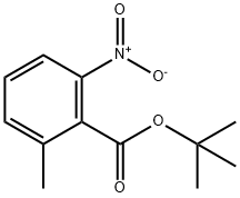 Benzoic acid, 2-Methyl-6-nitro-, 1,1-diMethylethyl ester Struktur