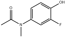 Acetamide,  N-(3-fluoro-4-hydroxyphenyl)-N-methyl- Struktur