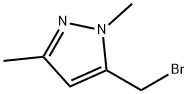 5-Bromomethyl-1,3-dimethyl-1H-pyrazole Structure