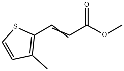 METHYL 3-(3-METHYL-2-THIENYL)ACRYLATE Structure