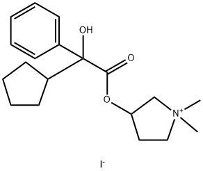 Glycopyrrolate Iodide(Mixture of diastereomers), 873295-32-0, 结构式