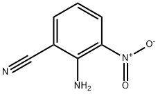 Benzonitrile,  2-amino-3-nitro- Struktur