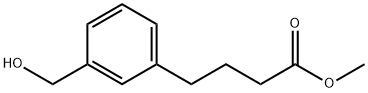 甲基 4-(3-(羟甲基)苯基)丁酸酯, 873371-71-2, 结构式