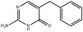 2-Amino-5-benzyl-4-hydroxypyrimidine 化学構造式