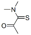Propanethioamide, N,N-dimethyl-2-oxo- (9CI) Struktur