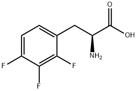 2,3,4-トリフルオロ-L-フェニルアラニン 化学構造式