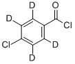 4-CHLOROBENZOYL-D4 CHLORIDE, 87367-51-9, 结构式