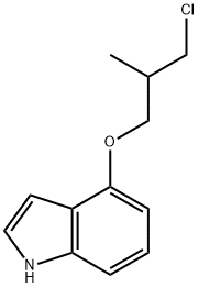 4-(3-chloro-2-methylpropoxy)-1H-indole Structure