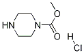 1-哌嗪羧酸甲酯盐酸盐,873697-75-7,结构式