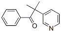 2-methyl-1-phenyl-2-(3-pyridinyl)-1-propanone Struktur