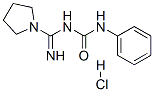 1-(IMINO-PYRROLIDIN-1-YL-METHYL)-3-PHENYL-UREA HYDROCHLORIDE Structure