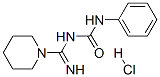 1-(IMINO-PIPERIDIN-1-YL-METHYL)-3-PHENYL-UREA HYDROCHLORIDE 结构式