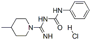 1-[IMINO-(4-METHYL-PIPERIDIN-1-YL)-METHYL]-3-PHENYL-UREA HYDROCHLORIDE Structure