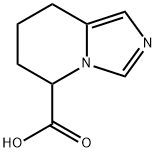 5,6,7,8-テトラヒドロイミダゾ[1,5-A]ピリジン-5-カルボン酸 化学構造式