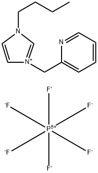 1-Butyl-3-(2-pyridinylmethyl)-1H-imidazolium hexafluorophosphate, 95% Structure