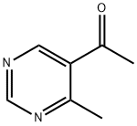 1-(4-メチルピリミジン-5-イル)エタノン 化学構造式