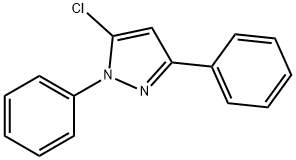 5-CHLORO-1,3-DIPHENYL-1H-PYRAZOLE Struktur