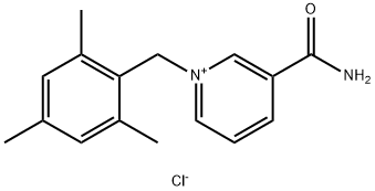 3-carbamoyl-1-(2,4,6-trimethylbenzyl)pyridinium chloride Struktur
