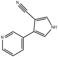 4-(3-PYRIDINYL)-1H-PYRROLE-3-CARBONITRILE Struktur