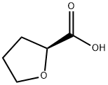 (S)-(-)-テトラヒドロフラン-2-カルボン酸 化学構造式