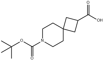7-BOC-7-氮杂螺[3.5]壬烷-2-甲酸, 873924-12-0, 结构式