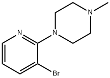 1-(3-bromo-pyridin-2-yl)-4-methyl-piperazine Structure