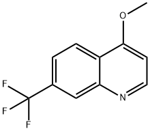 4-甲氧基-7-三氟甲基喹啉 结构式