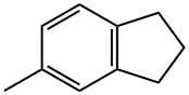 2,3-ジヒドロ-5-メチル-1H-インデン 化学構造式