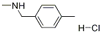 N-Methyl-4-MethylbenzylaMine Hydrochloride Structure