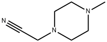 4-甲基-1-哌嗪乙腈, 874-77-1, 结构式