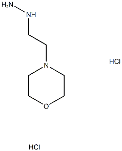 4-(2-肼基乙基)啉二盐酸盐 结构式