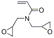 N,N-bis(oxiran-2-ylmethyl)prop-2-enamide Struktur