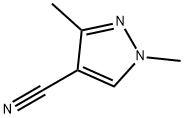 1H-Pyrazole-4-carbonitrile,1,3-dimethyl-(9CI) 化学構造式
