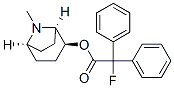[(1R,2S,5S)-8-methyl-8-azabicyclo[3.2.1]oct-2-yl] 2-fluoro-2,2-dipheny l-acetate Struktur