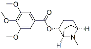 [(1R,2R,5S)-8-methyl-8-azabicyclo[3.2.1]oct-2-yl] 3,4,5-trimethoxybenz oate 结构式